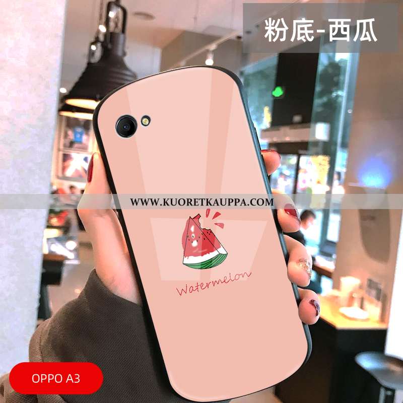 Kuori Oppo A3, Kuoret Oppo A3, Kotelo Oppo A3 Ihana Suuntaus Kaari Rakastunut Vihreä