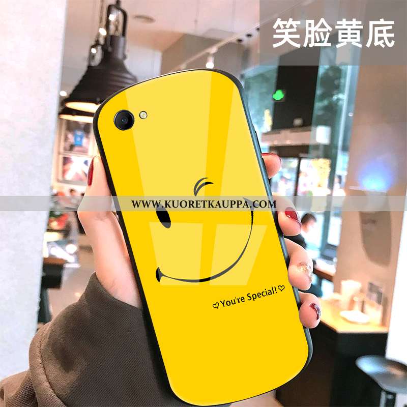 Kuori Oppo A3, Kuoret Oppo A3, Kotelo Oppo A3 Lasi Suuntaus Suojaus Net Red Mustat