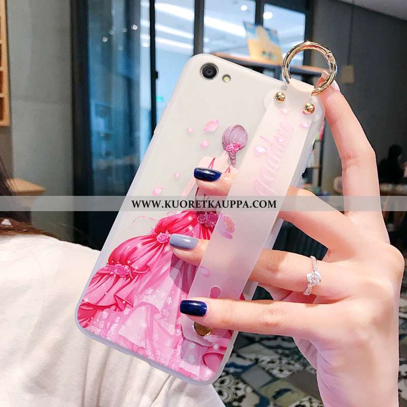 Kuori Oppo A3, Kuoret Oppo A3, Kotelo Oppo A3 Luova Suuntaus Jauhe Murtumaton Pesty Suede Pinkki