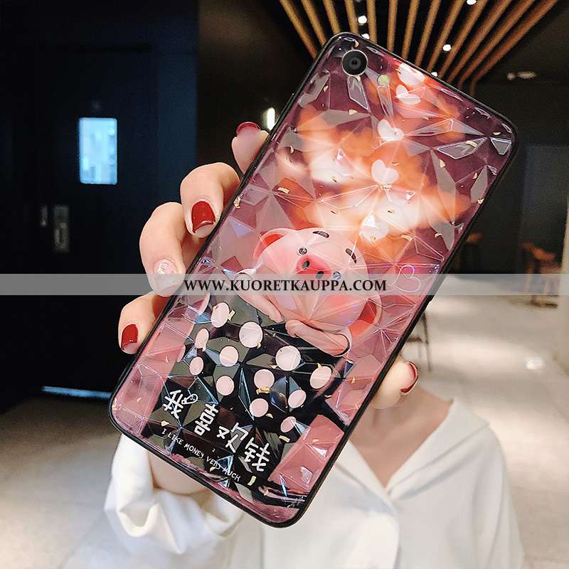 Kuori Oppo A3, Kuoret Oppo A3, Kotelo Oppo A3 Näytönsuojus Suuntaus Net Red Suojaus Karkaisu Mustat