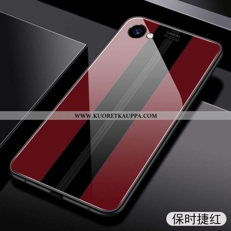 Kuori Oppo A3, Kuoret Oppo A3, Kotelo Oppo A3 Pehmeä Neste Silikoni Net Red Liiketoiminta Luova Puna