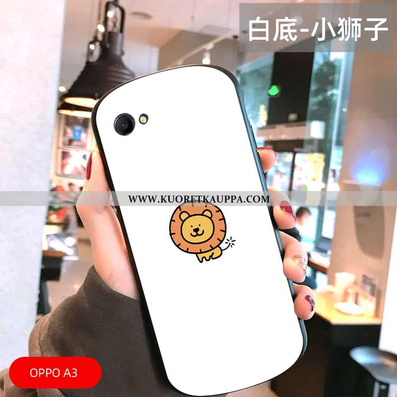 Kuori Oppo A3, Kuoret Oppo A3, Kotelo Oppo A3 Persoonallisuus Luova Sarjakuva Puhelimen Ihana Valkoi