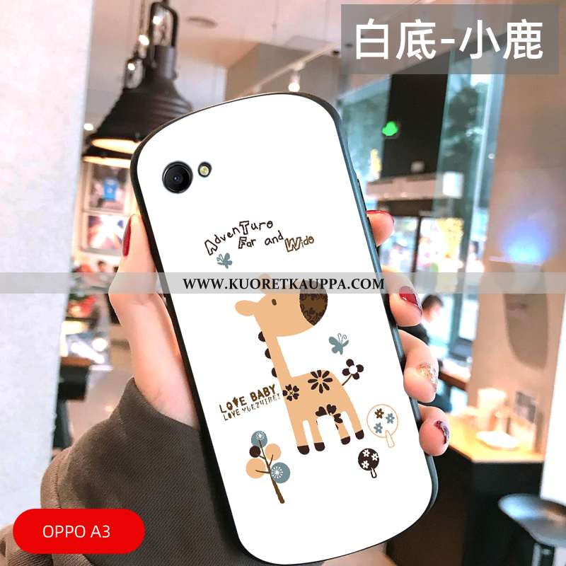 Kuori Oppo A3, Kuoret Oppo A3, Kotelo Oppo A3 Persoonallisuus Luova Sarjakuva Puhelimen Ihana Valkoi