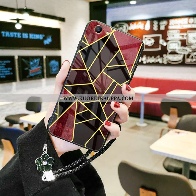 Kuori Oppo A3, Kuoret Oppo A3, Kotelo Oppo A3 Silikoni Suojaus Puhelimen Net Red Tuuli Mustat