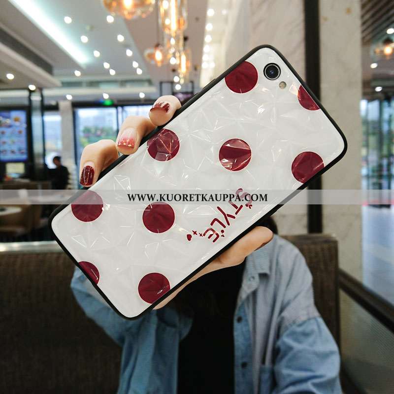 Kuori Oppo A3, Kuoret Oppo A3, Kotelo Oppo A3 Silikoni Tila Persoonallisuus Murtumaton Net Red Punai