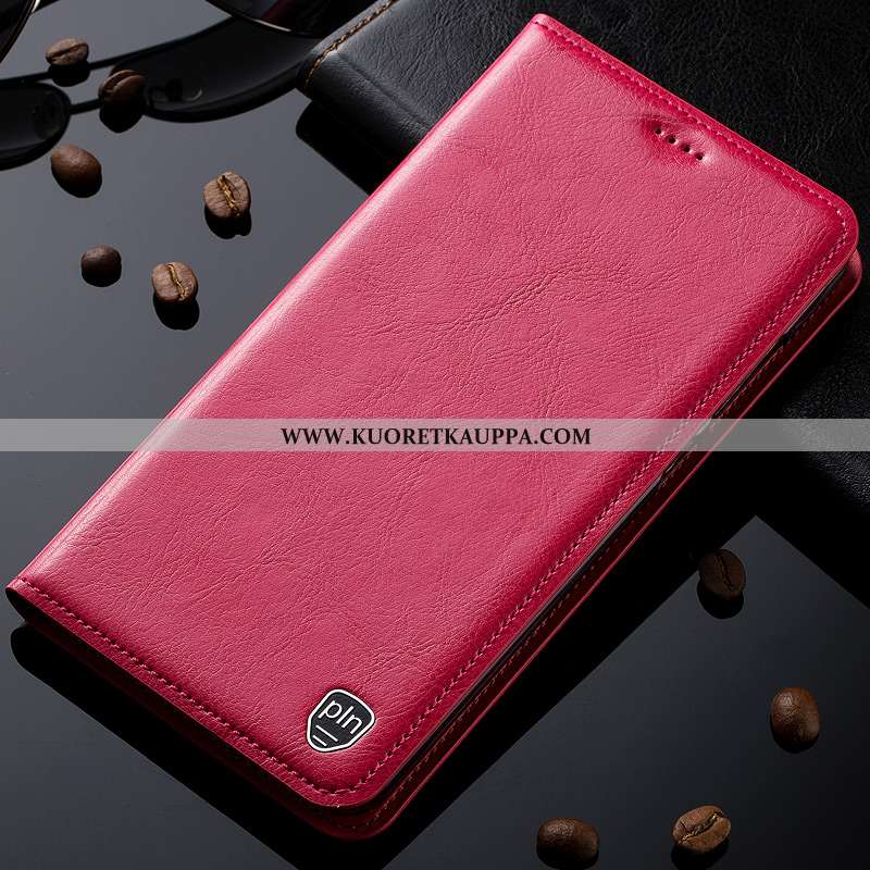 Kuori Oppo A3, Kuoret Oppo A3, Kotelo Oppo A3 Suojaus Nahkakuori Punainen All Inclusive Kukkakuvio