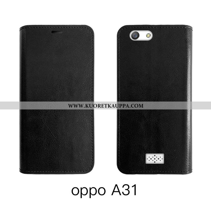 Kuori Oppo A31, Kuoret Oppo A31, Kotelo Oppo A31 Nahka Suojaus Puhelimen Murtumaton Ruskea