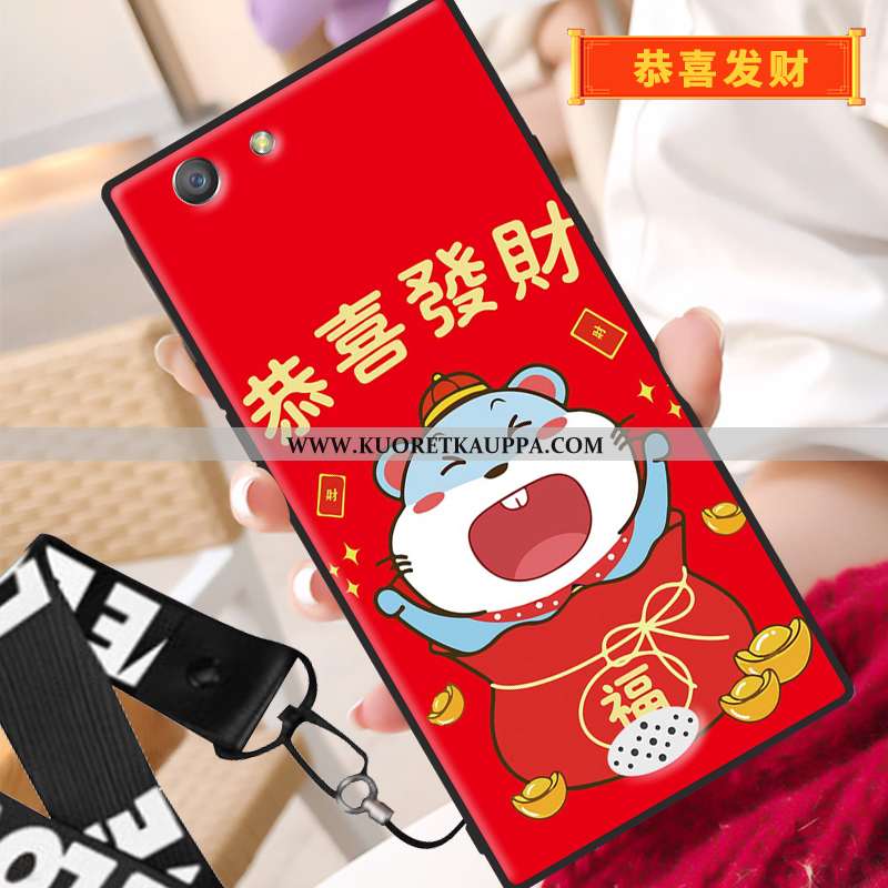 Kuori Oppo A31, Kuoret Oppo A31, Kotelo Oppo A31 Näytönsuojus Pehmeä Neste Murtumaton Karkaisu Punai