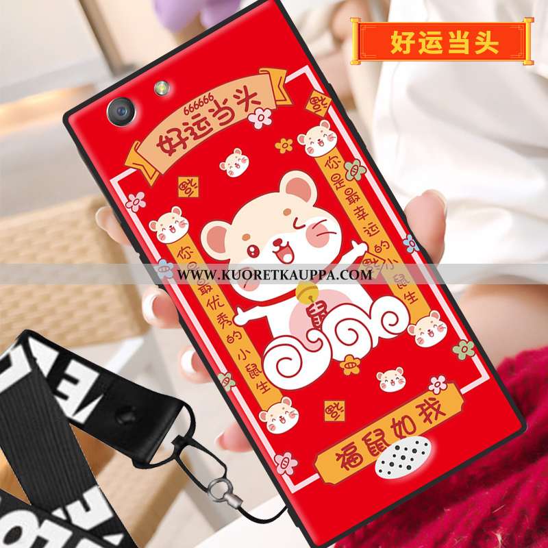 Kuori Oppo A31, Kuoret Oppo A31, Kotelo Oppo A31 Näytönsuojus Pehmeä Neste Murtumaton Karkaisu Punai