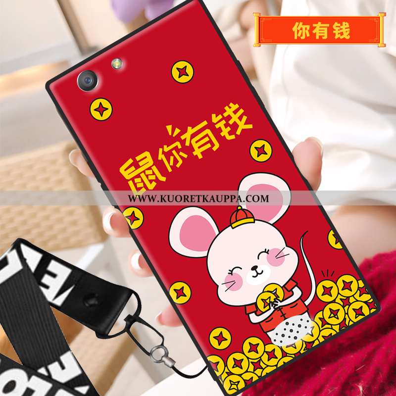 Kuori Oppo A31, Kuoret Oppo A31, Kotelo Oppo A31 Näytönsuojus Pehmeä Neste Murtumaton Karkaisu Punai