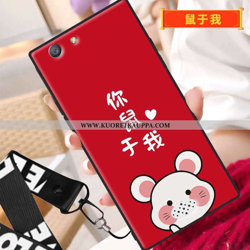 Kuori Oppo A31, Kuoret Oppo A31, Kotelo Oppo A31 Näytönsuojus Pehmeä Neste Murtumaton Karkaisu Punai