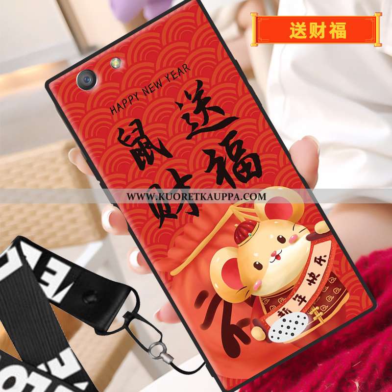 Kuori Oppo A31, Kuoret Oppo A31, Kotelo Oppo A31 Näytönsuojus Pehmeä Neste Murtumaton Karkaisu Punai