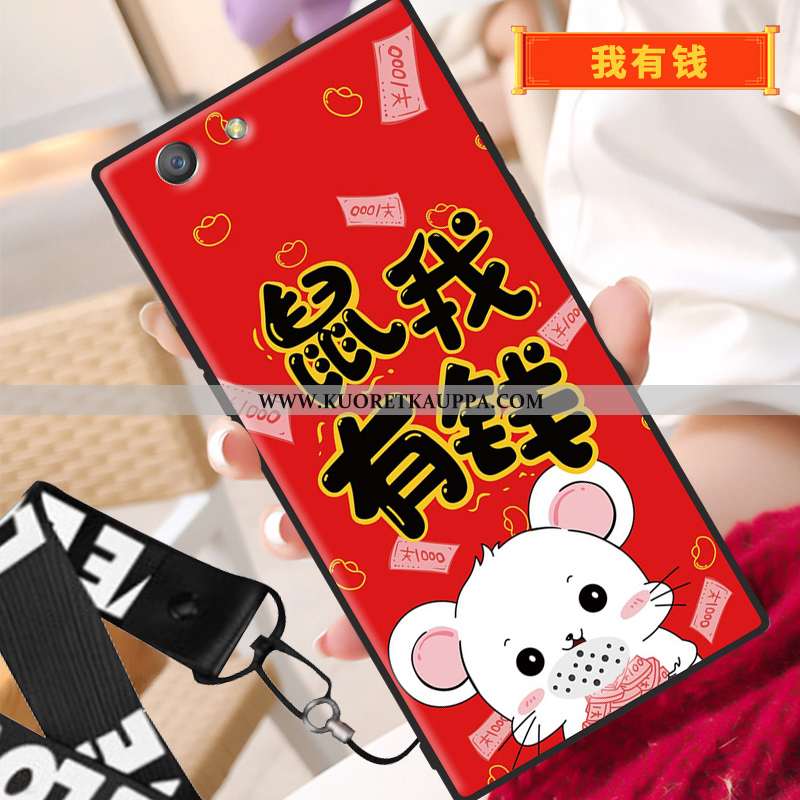 Kuori Oppo A31, Kuoret Oppo A31, Kotelo Oppo A31 Näytönsuojus Pehmeä Neste Murtumaton Karkaisu Punai