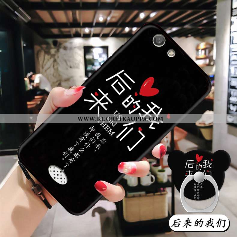 Kuori Oppo A31, Kuoret Oppo A31, Kotelo Oppo A31 Persoonallisuus Silikoni Musta Tuki Mustat