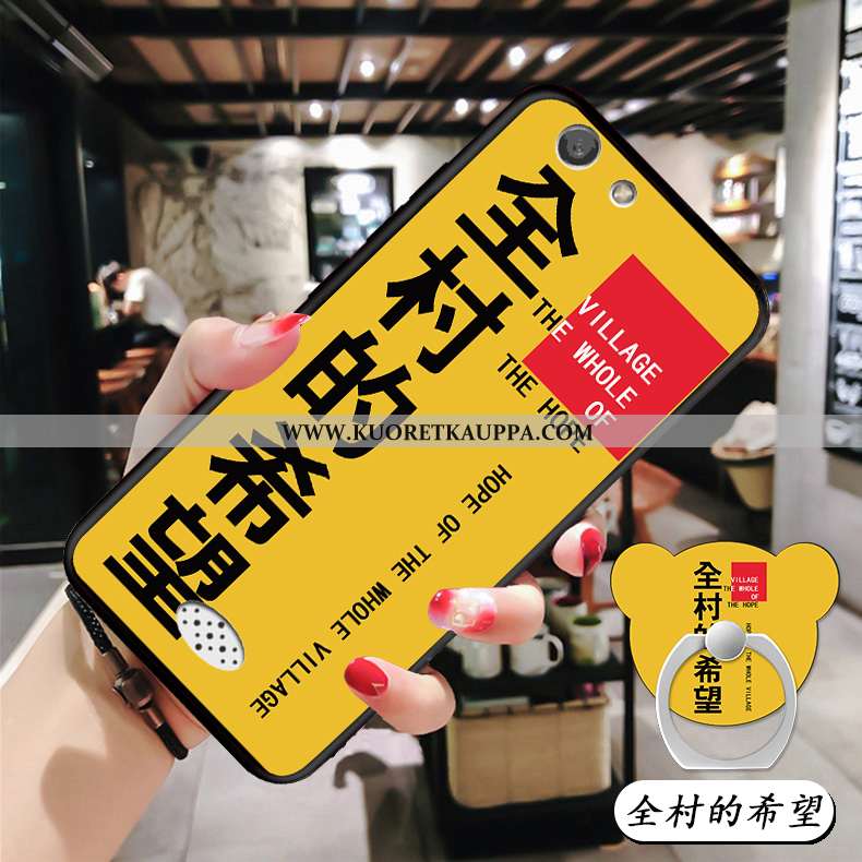 Kuori Oppo A31, Kuoret Oppo A31, Kotelo Oppo A31 Persoonallisuus Silikoni Musta Tuki Mustat