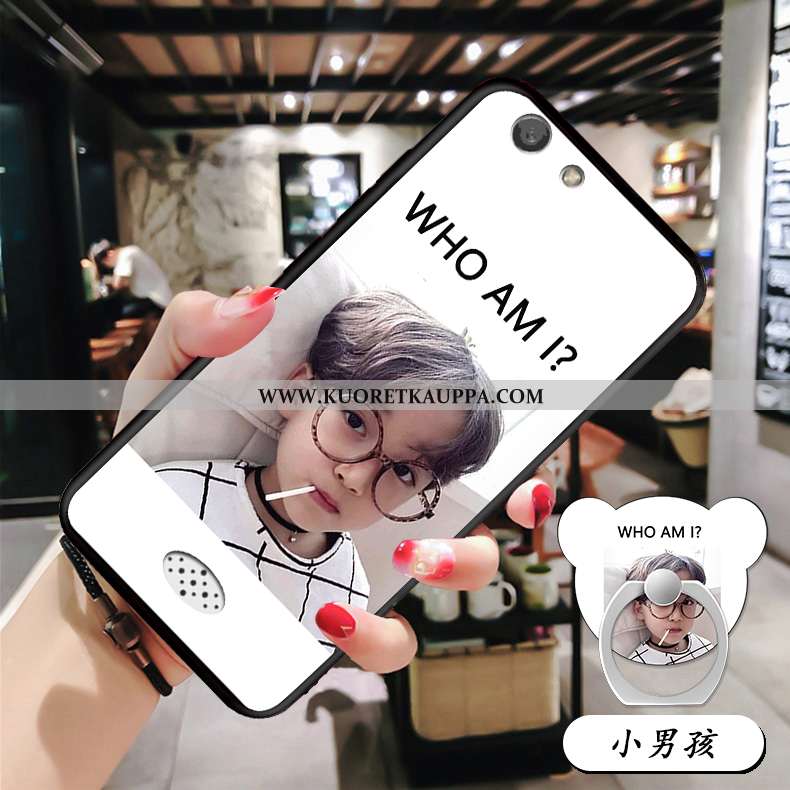 Kuori Oppo A31, Kuoret Oppo A31, Kotelo Oppo A31 Persoonallisuus Silikoni Musta Tuki Mustat