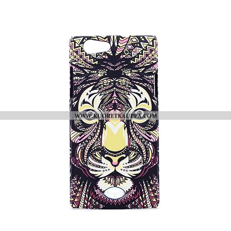 Kuori Oppo A31, Kuoret Oppo A31, Kotelo Oppo A31 Sarjakuva Suojaus Kohokuviointi Pesty Suede Kova Vi