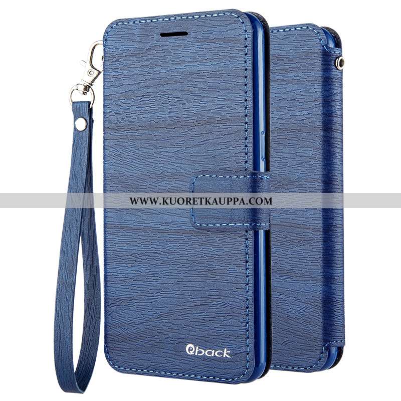 Kuori Oppo A31, Kuoret Oppo A31, Kotelo Oppo A31 Suojaus Nahkakuori Sininen Puhelimen