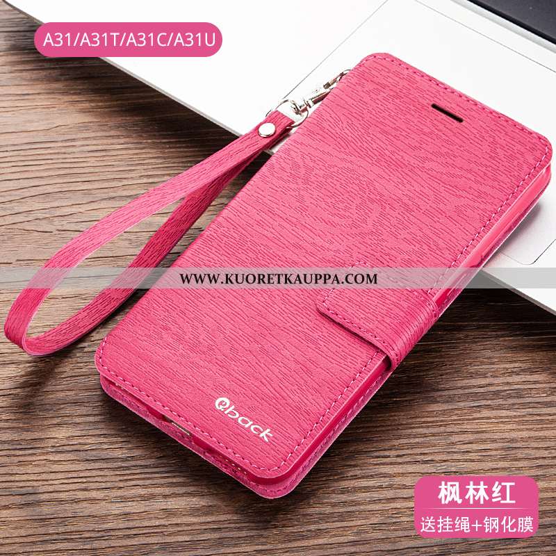 Kuori Oppo A31, Kuoret Oppo A31, Kotelo Oppo A31 Suojaus Nahkakuori Sininen Puhelimen