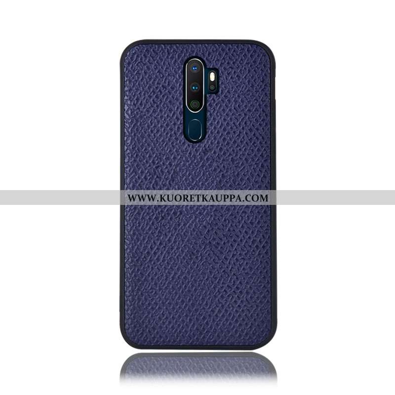 Kuori Oppo A5 2020, Kuoret Oppo A5 2020, Kotelo Oppo A5 2020 Aito Nahka Kukkakuvio Suojaus Murtumato