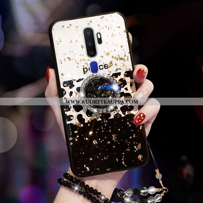 Kuori Oppo A5 2020, Kuoret Oppo A5 2020, Kotelo Oppo A5 2020 Kukkakuvio Suojaus Net Red Leopardi Mus