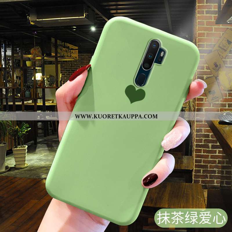 Kuori Oppo A5 2020, Kuoret Oppo A5 2020, Kotelo Oppo A5 2020 Pehmeä Neste Silikonikuori Sininen Maal