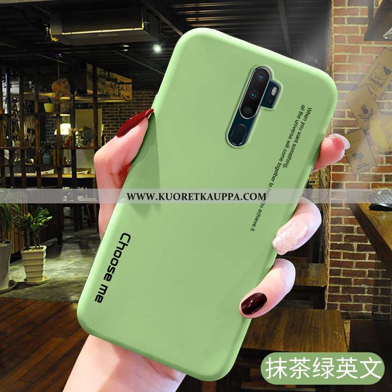 Kuori Oppo A5 2020, Kuoret Oppo A5 2020, Kotelo Oppo A5 2020 Pehmeä Neste Silikonikuori Sininen Maal