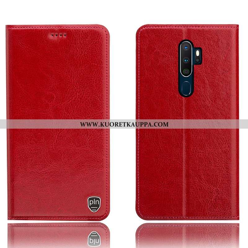 Kuori Oppo A5 2020, Kuoret Oppo A5 2020, Kotelo Oppo A5 2020 Suojaus Nahkakuori Murtumaton All Inclu