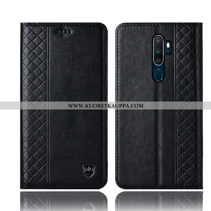 Kuori Oppo A5 2020, Kuoret Oppo A5 2020, Kotelo Oppo A5 2020 Suojaus Nahkakuori Puhelimen Keltaiset