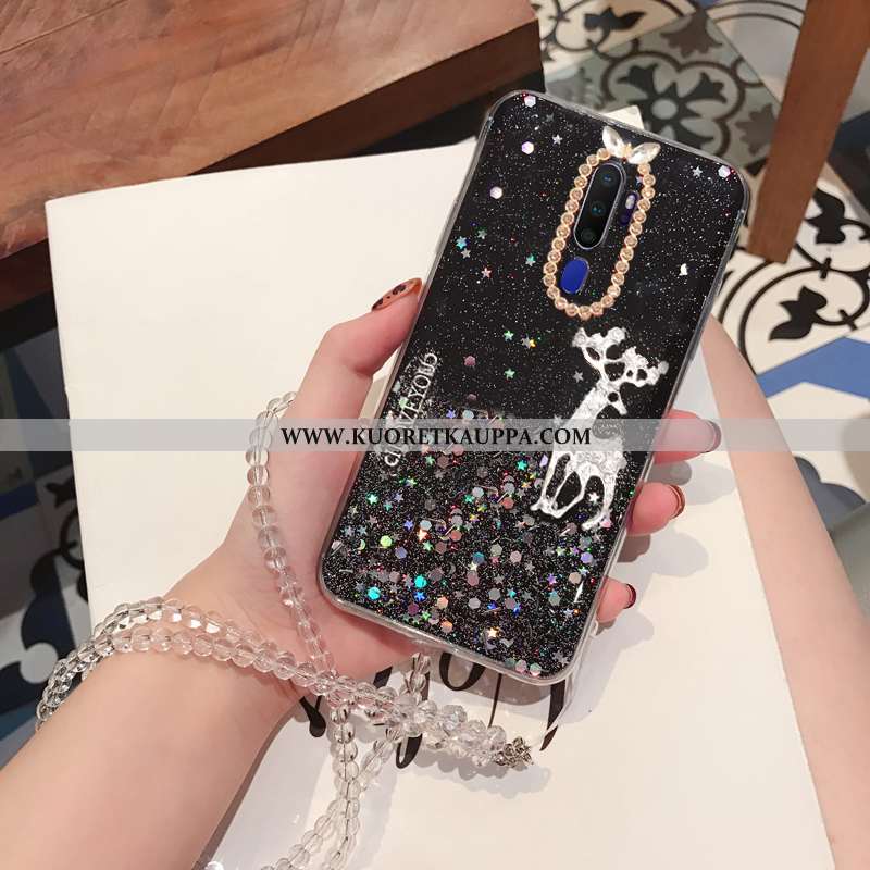 Kuori Oppo A5 2020, Kuoret Oppo A5 2020, Kotelo Oppo A5 2020 Suojaus Strassi Karkaisu Pehmeä Neste H