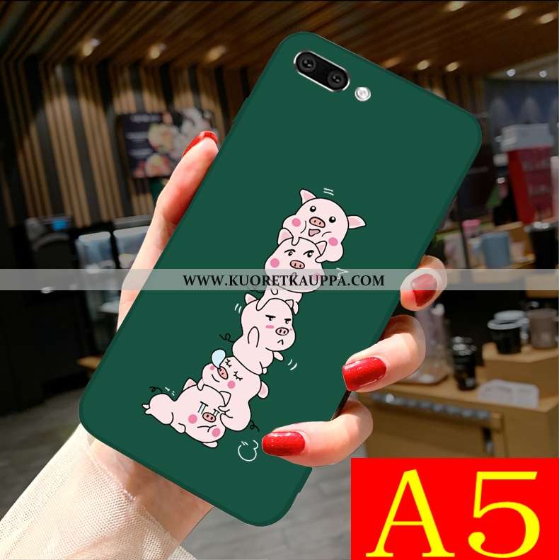 Kuori Oppo A5, Kuoret Oppo A5, Kotelo Oppo A5 Ihana Suuntaus Vihreä Puhelimen Pehmeä Neste