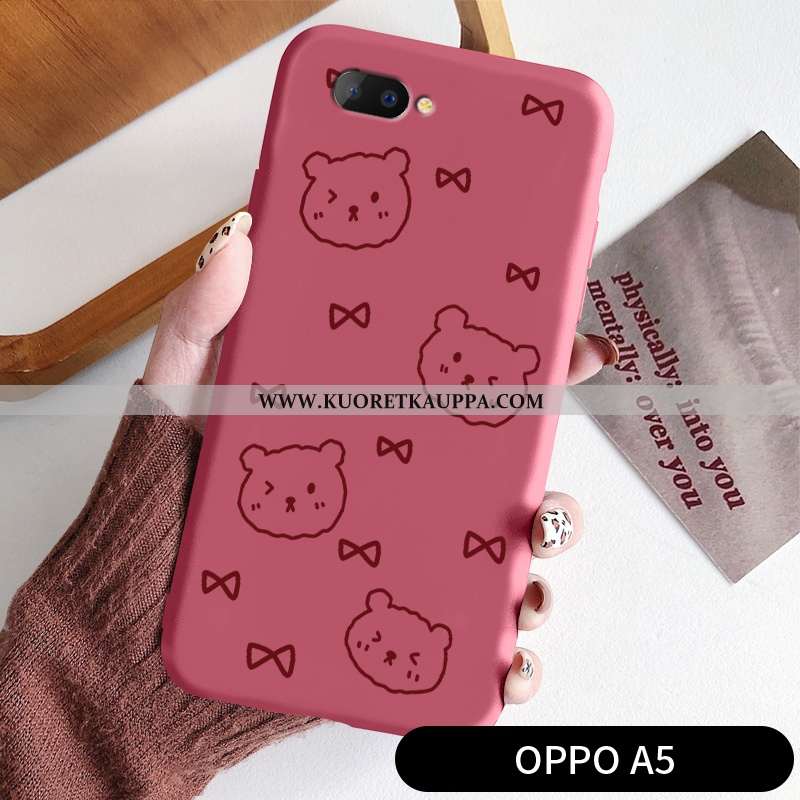 Kuori Oppo A5, Kuoret Oppo A5, Kotelo Oppo A5 Ihana Ultra Suojaus Puhelimen Punainen