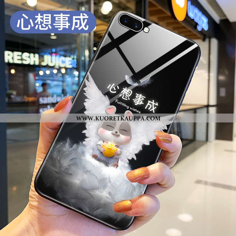 Kuori Oppo A5, Kuoret Oppo A5, Kotelo Oppo A5 Lasi Rakastunut Punainen Net Red