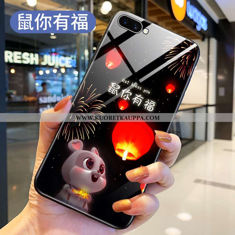 Kuori Oppo A5, Kuoret Oppo A5, Kotelo Oppo A5 Lasi Rakastunut Punainen Net Red