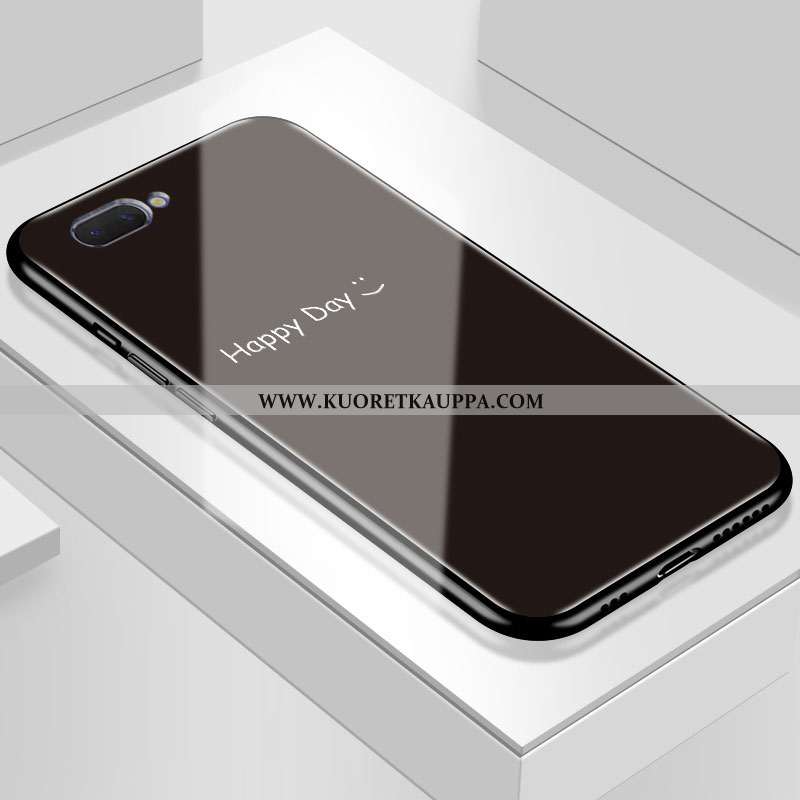 Kuori Oppo A5, Kuoret Oppo A5, Kotelo Oppo A5 Lasi Tila Suojaus Pehmeä Neste All Inclusive Valkoinen