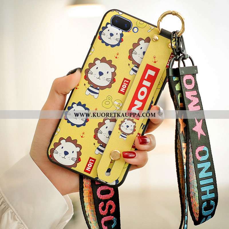 Kuori Oppo A5, Kuoret Oppo A5, Kotelo Oppo A5 Luova Sarjakuva Puhelimen Beige