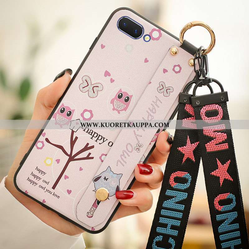 Kuori Oppo A5, Kuoret Oppo A5, Kotelo Oppo A5 Luova Sarjakuva Puhelimen Beige