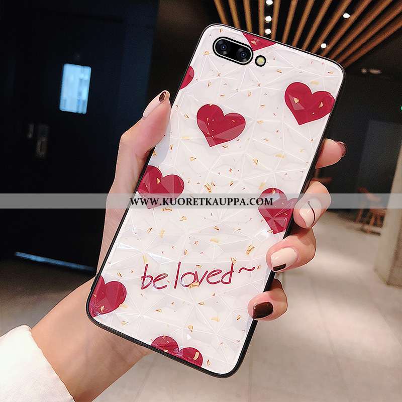 Kuori Oppo A5, Kuoret Oppo A5, Kotelo Oppo A5 Näytönsuojus Pehmeä Neste Puhelimen Punainen