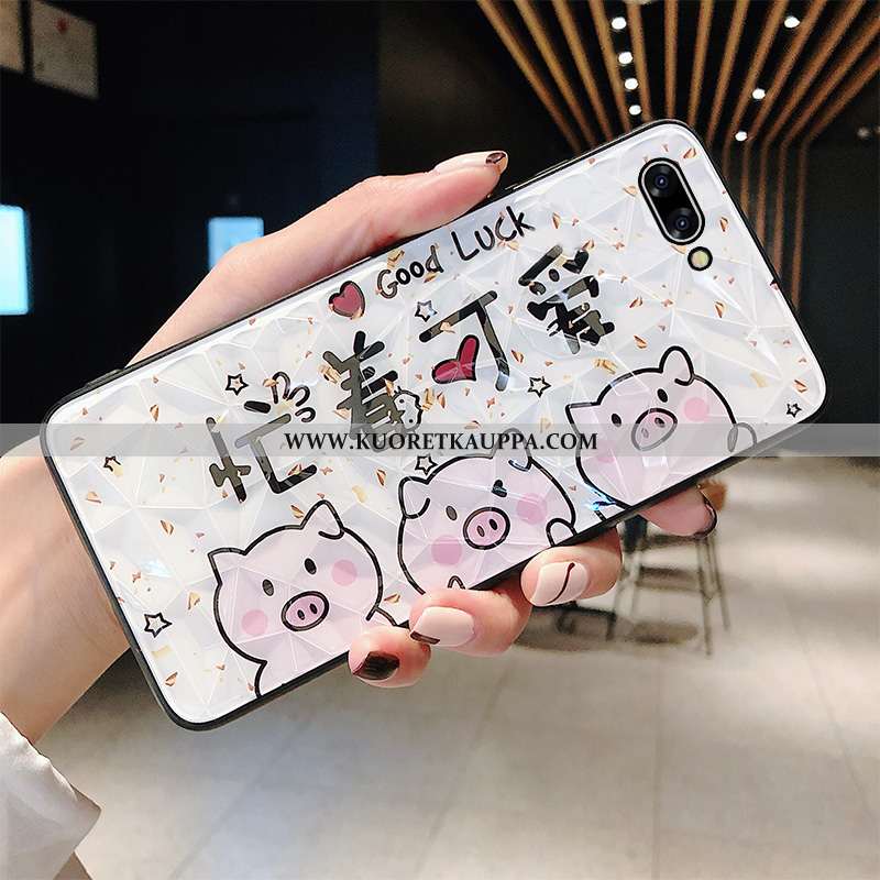 Kuori Oppo A5, Kuoret Oppo A5, Kotelo Oppo A5 Näytönsuojus Pehmeä Neste Puhelimen Punainen