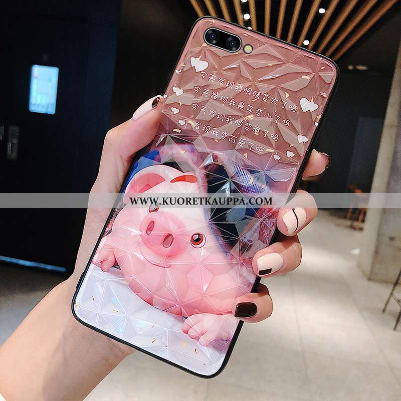 Kuori Oppo A5, Kuoret Oppo A5, Kotelo Oppo A5 Näytönsuojus Pehmeä Neste Puhelimen Punainen