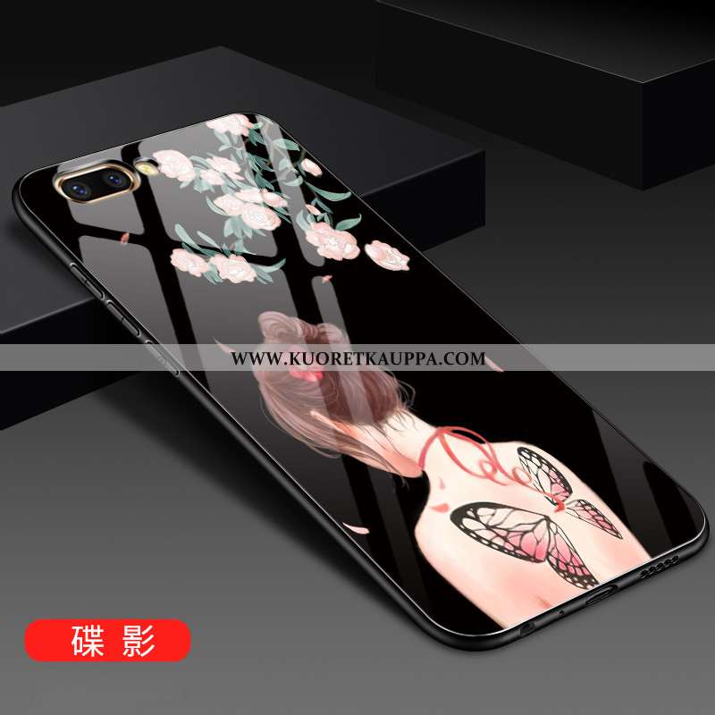 Kuori Oppo A5, Kuoret Oppo A5, Kotelo Oppo A5 Näytönsuojus Suuntaus Net Red Kova Punainen Pinkki