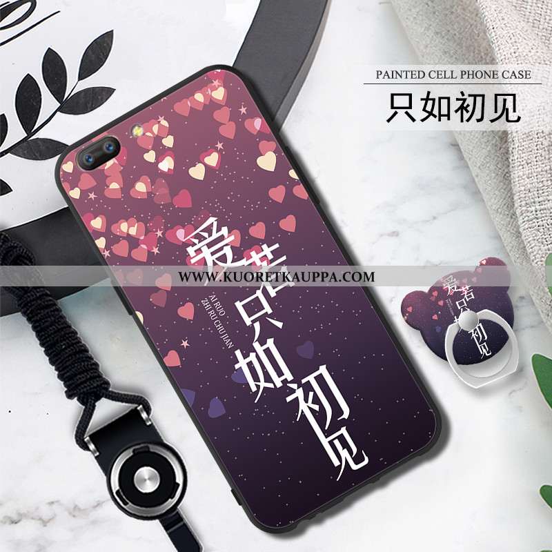 Kuori Oppo A5, Kuoret Oppo A5, Kotelo Oppo A5 Pehmeä Neste Suojaus Murtumaton Mustat