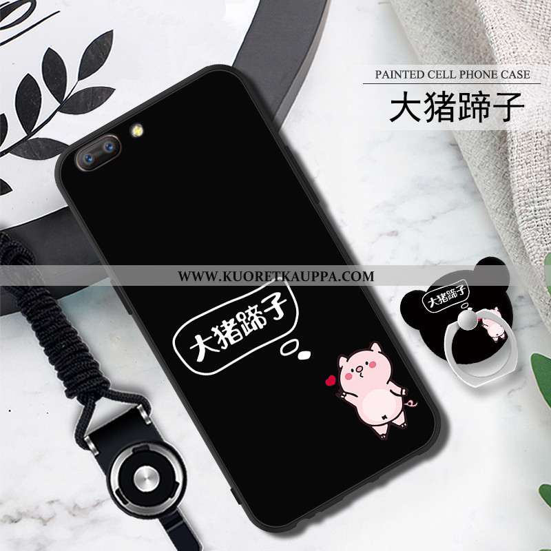 Kuori Oppo A5, Kuoret Oppo A5, Kotelo Oppo A5 Pehmeä Neste Suojaus Murtumaton Mustat