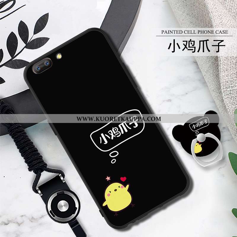 Kuori Oppo A5, Kuoret Oppo A5, Kotelo Oppo A5 Pehmeä Neste Suojaus Murtumaton Mustat