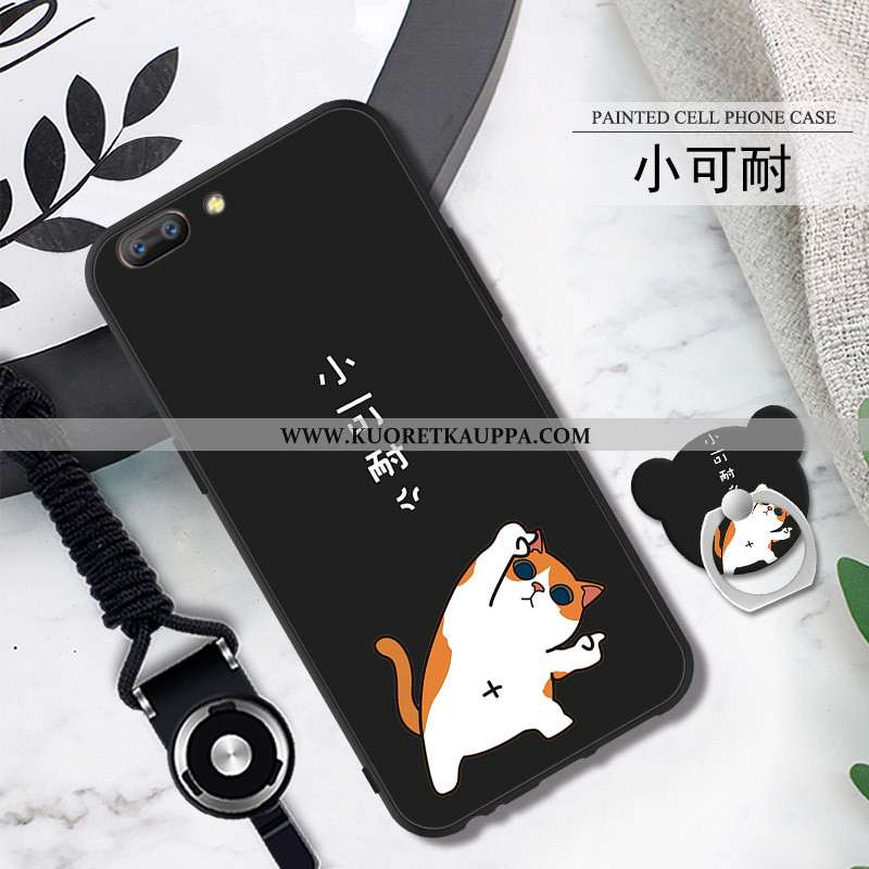 Kuori Oppo A5, Kuoret Oppo A5, Kotelo Oppo A5 Pehmeä Neste Suojaus Murtumaton Mustat