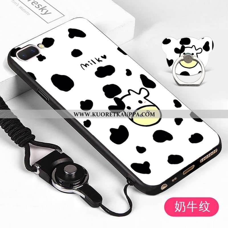 Kuori Oppo A5, Kuoret Oppo A5, Kotelo Oppo A5 Pehmeä Neste Suojaus Sarjakuva Murtumaton Valkoinen