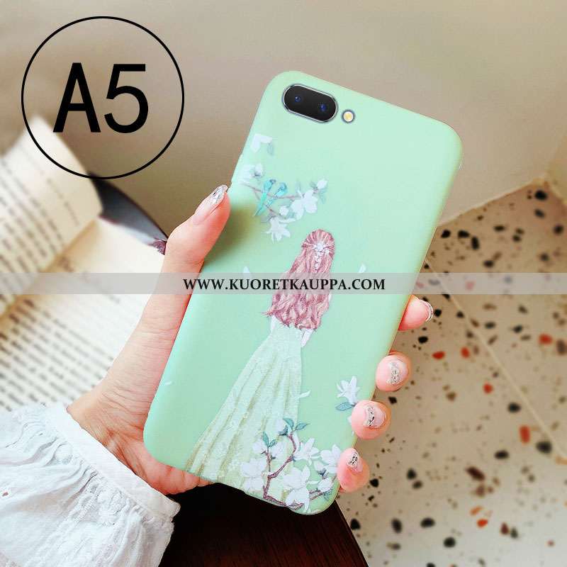 Kuori Oppo A5, Kuoret Oppo A5, Kotelo Oppo A5 Persoonallisuus Ihana All Inclusive Pehmeä Neste Pinkk