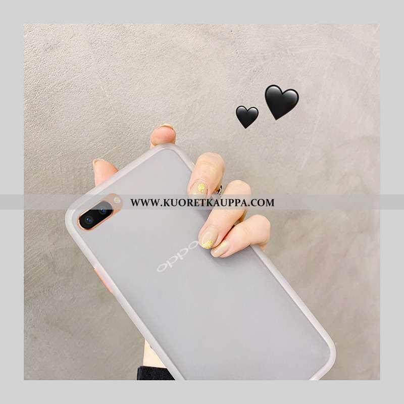 Kuori Oppo A5, Kuoret Oppo A5, Kotelo Oppo A5 Pesty Suede Luova Punainen Yksinkertainen Tummanvihreä