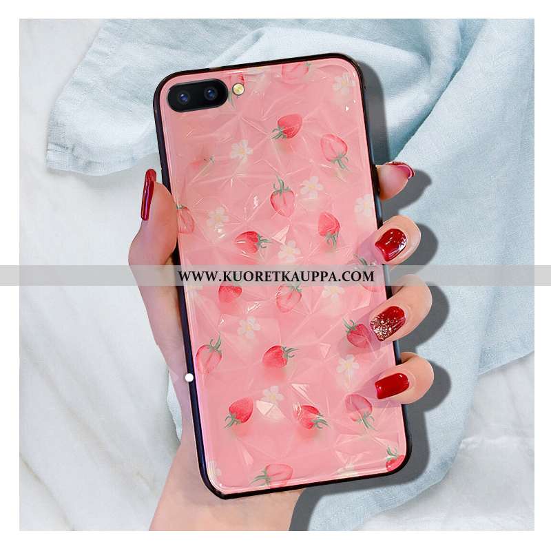 Kuori Oppo A5, Kuoret Oppo A5, Kotelo Oppo A5 Puhelimen Jauhe Pinkki