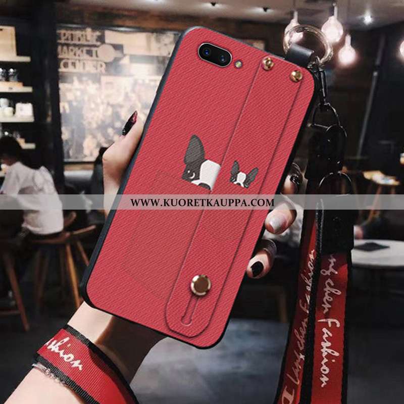 Kuori Oppo A5, Kuoret Oppo A5, Kotelo Oppo A5 Sarjakuva Ihana Silikoni Punainen